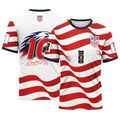 Christian Pulisic 10 USA 2026 World Cup Signature AOP T-Shirt