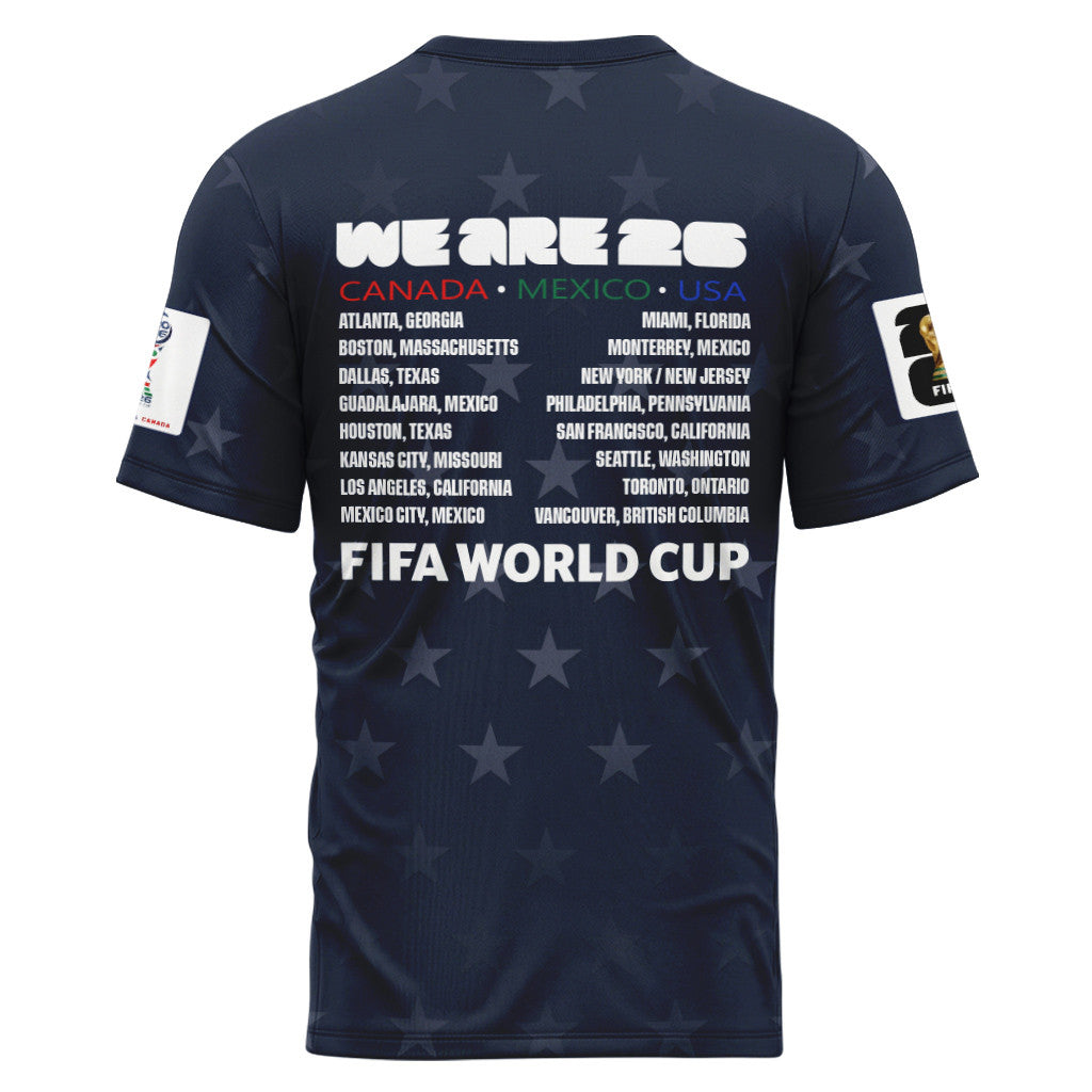 USA AOP T-Shirt World Cup 2026 Stars Away