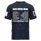 USA AOP T-Shirt World Cup 2026 Stars Away