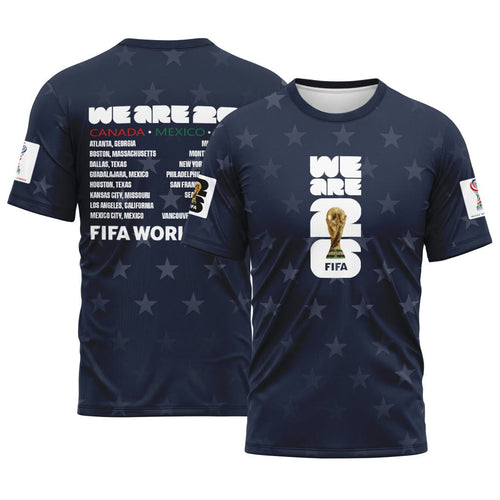 USA AOP T-Shirt World Cup 2026 Stars Away