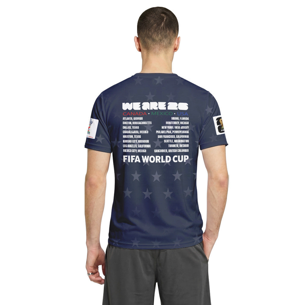 USA AOP T-Shirt World Cup 2026 Stars Away