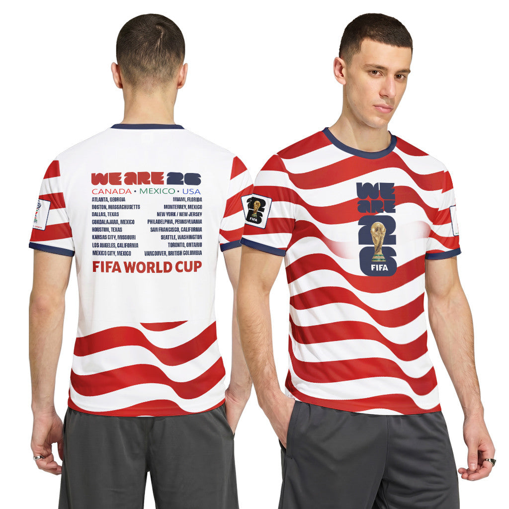 USA AOP T-Shirt World Cup 2026 Stars Home
