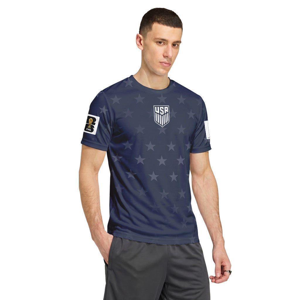 USA AOP T-Shirt Eagle Stars Away World Cup 2026