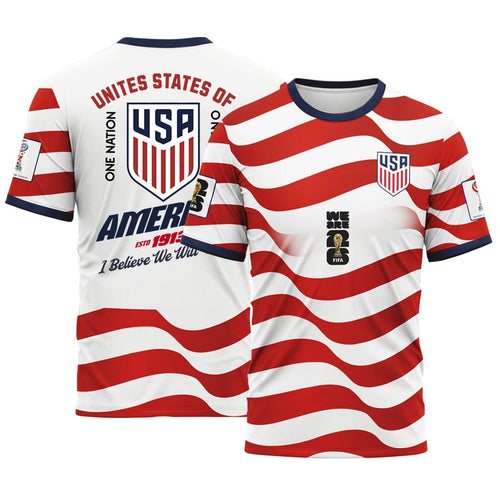 USA AOP T-Shirt Star Shield Home World Cup 2026