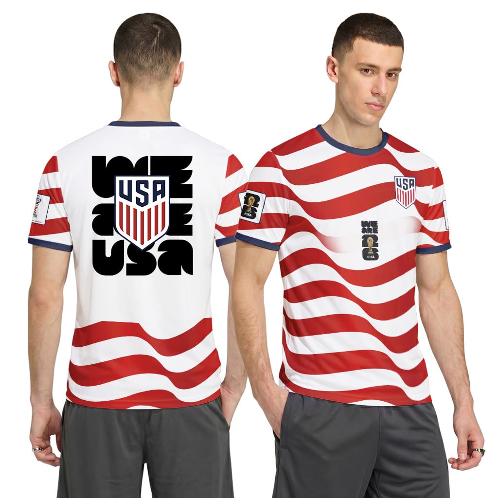 USA AOP T-Shirt Champion Spirit Home World Cup 2026