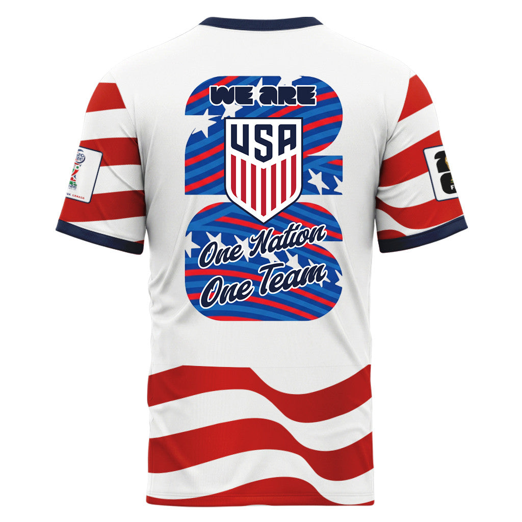 USA AOP T-Shirt World Cup 2026 Fearless American Pride Home Style