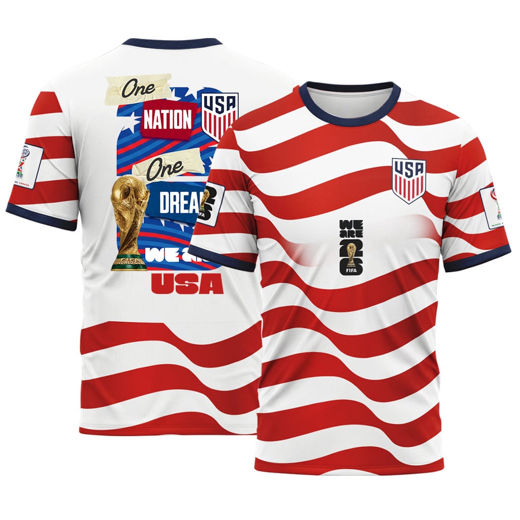 USA AOP T-Shirt World Cup 2026 Glory Of America Home Style