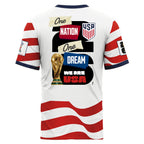 USA AOP T-Shirt World Cup 2026 American Dream Team Home Version