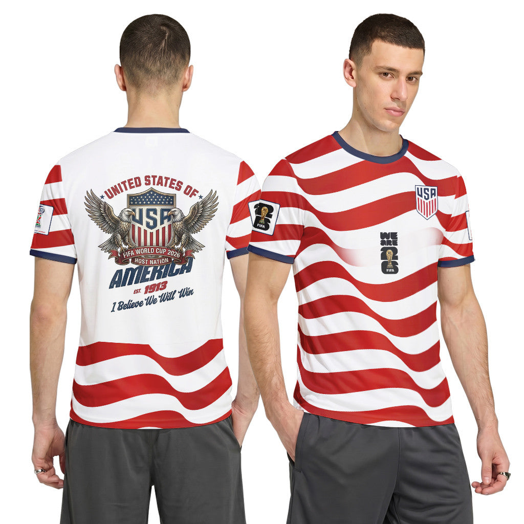 USA AOP T-Shirt World Cup 2026 American Eagle Spirit Home Style