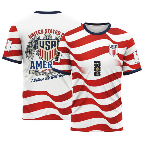 USA AOP T-Shirt World Cup 2026 Patriotic Eagle Art Home Edition