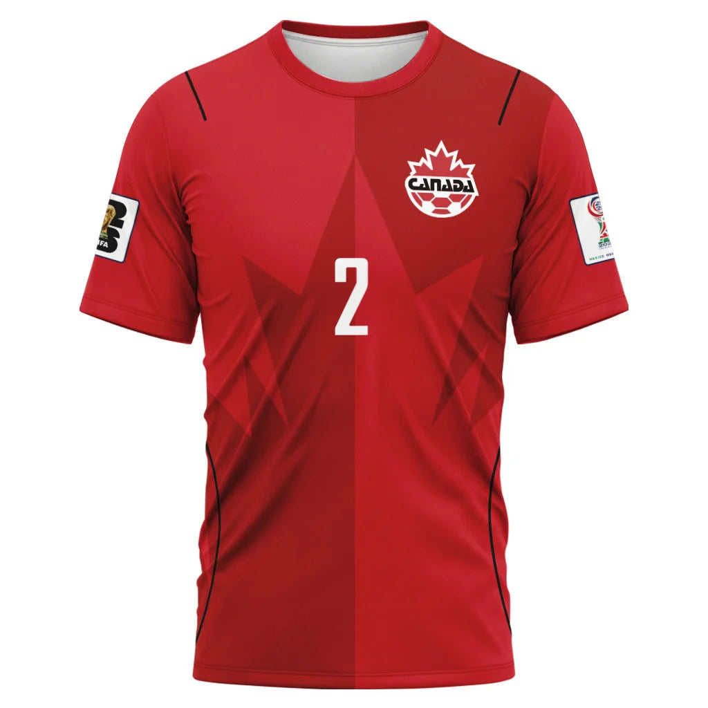 Canada Johnston 2 AOP T-Shirt World Cup 2026 Home