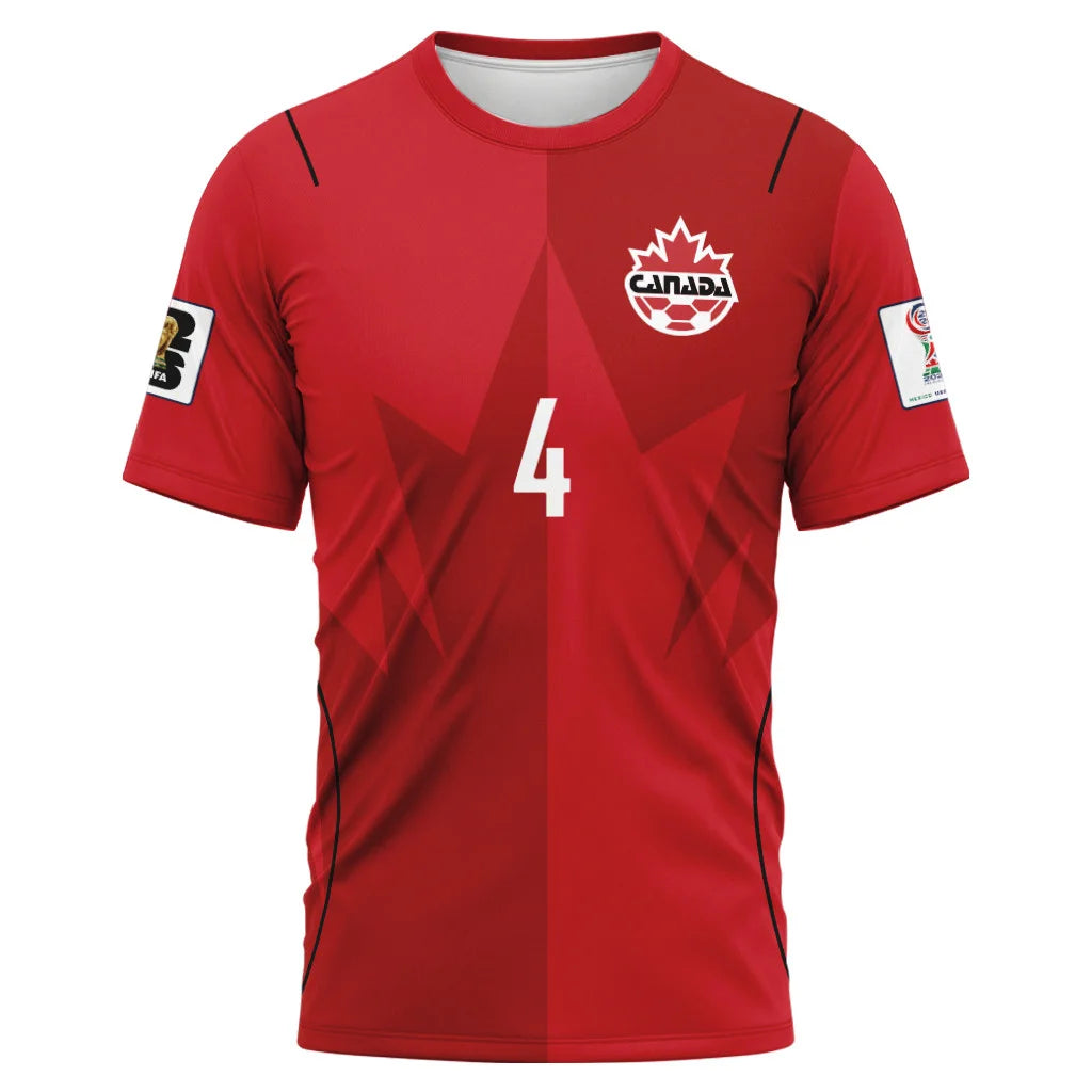 Canada K. Miller 4 AOP T-Shirt World Cup 2026 Home