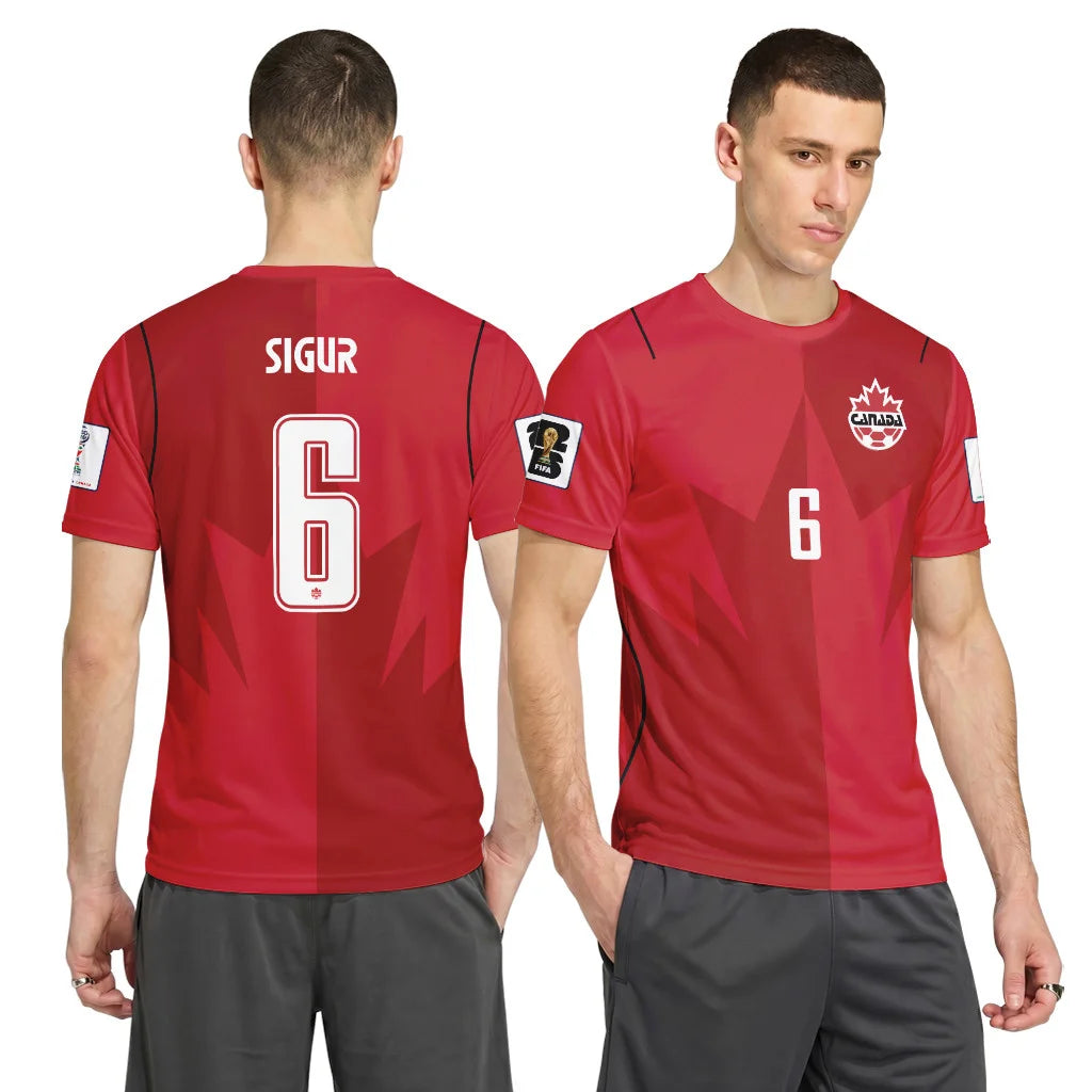 Canada Sigur 6 AOP T-Shirt World Cup 2026 Home
