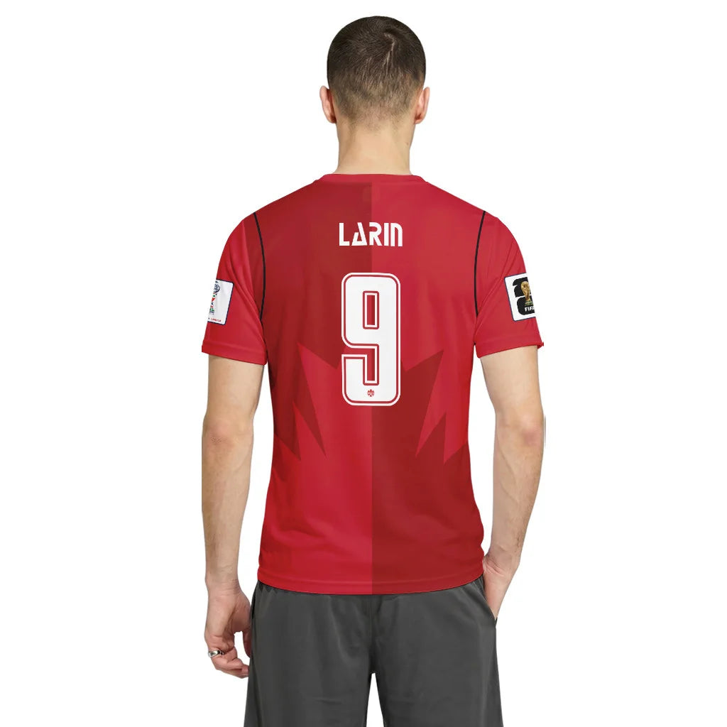 Larin 9 AOP T-Shirt Canada World Cup 2026 Home