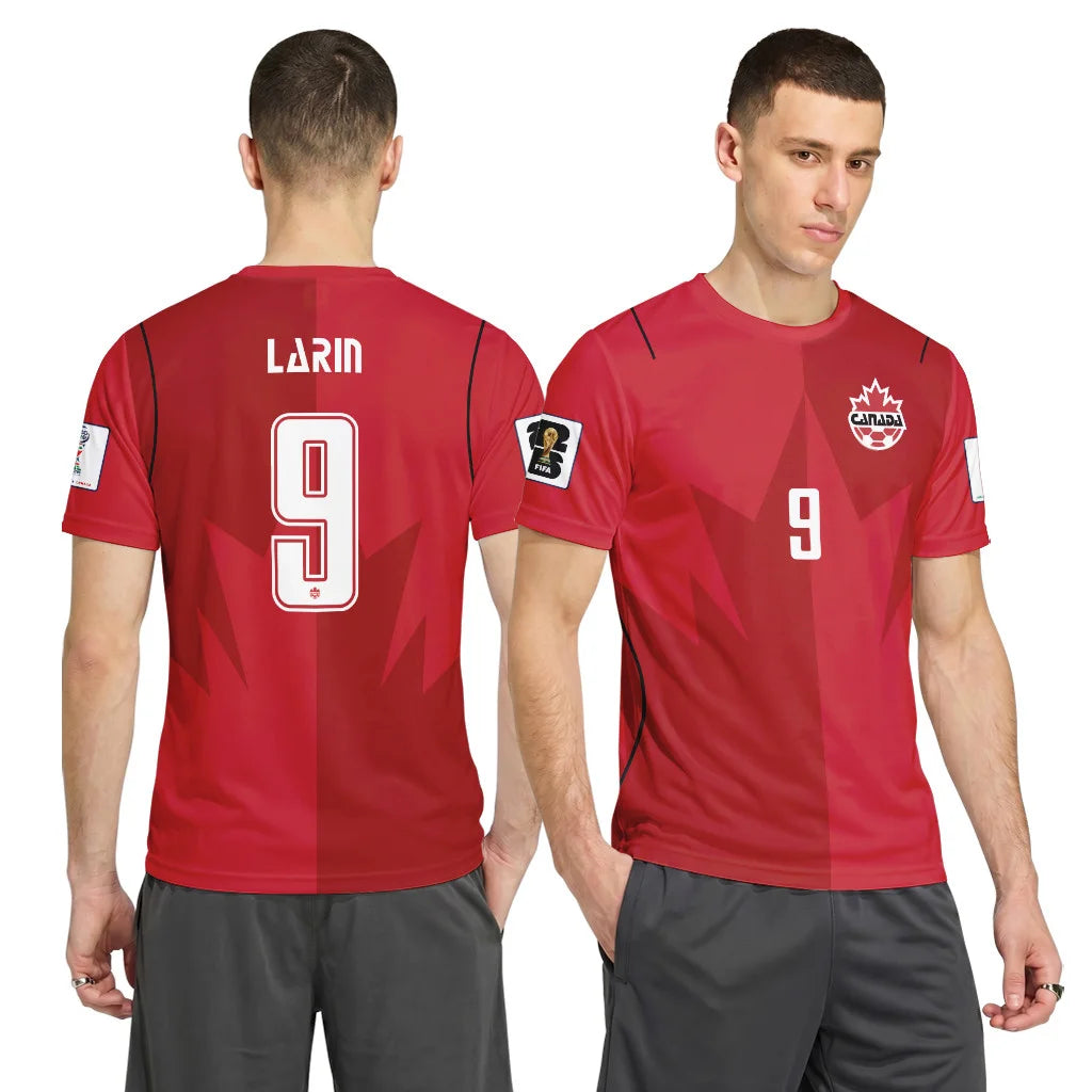 Larin 9 AOP T-Shirt Canada World Cup 2026 Home