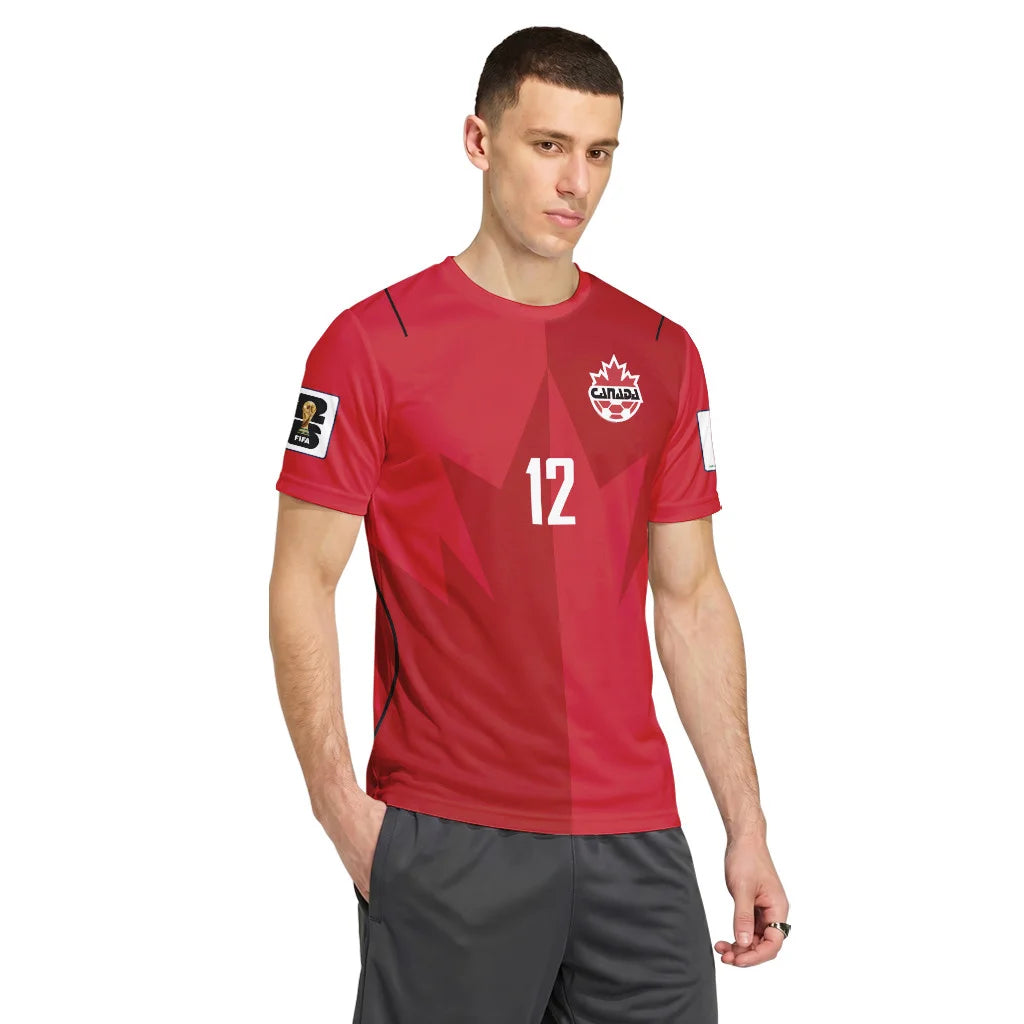 Cr?peau 12 AOP T-Shirt Canada World Cup 2026 Home