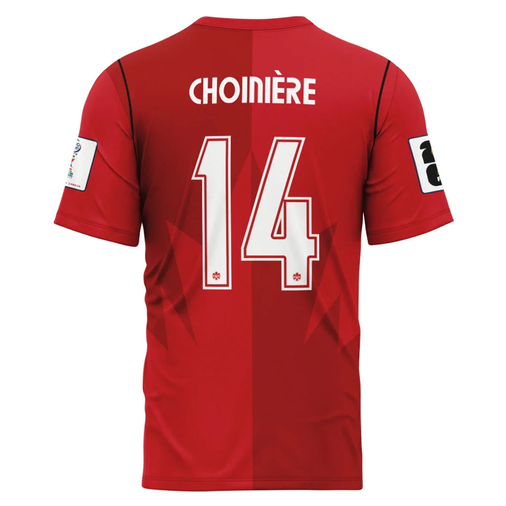Choini?re 14 AOP T-Shirt Canada World Cup 2026 Home