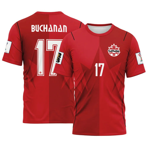 Buchanan 17 AOP T-Shirt Canada World Cup 2026 Home
