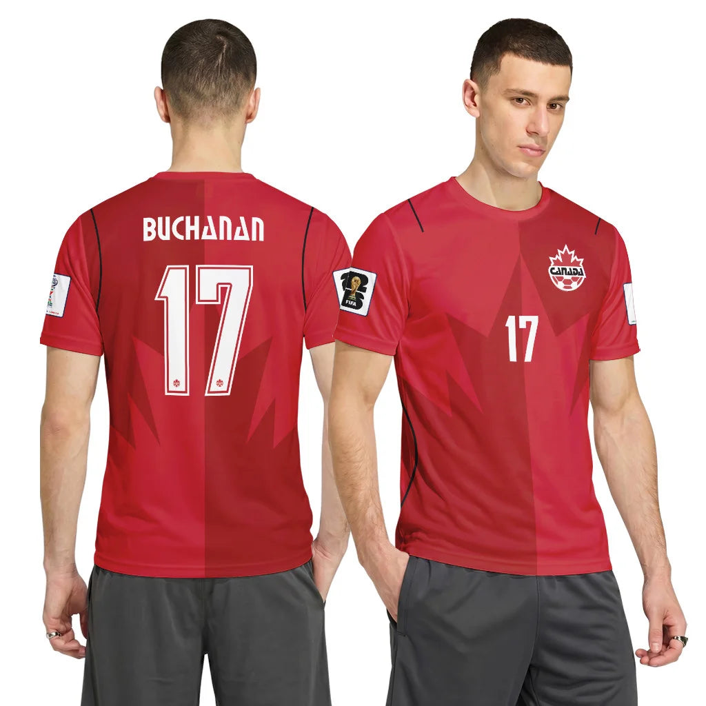 Buchanan 17 AOP T-Shirt Canada World Cup 2026 Home