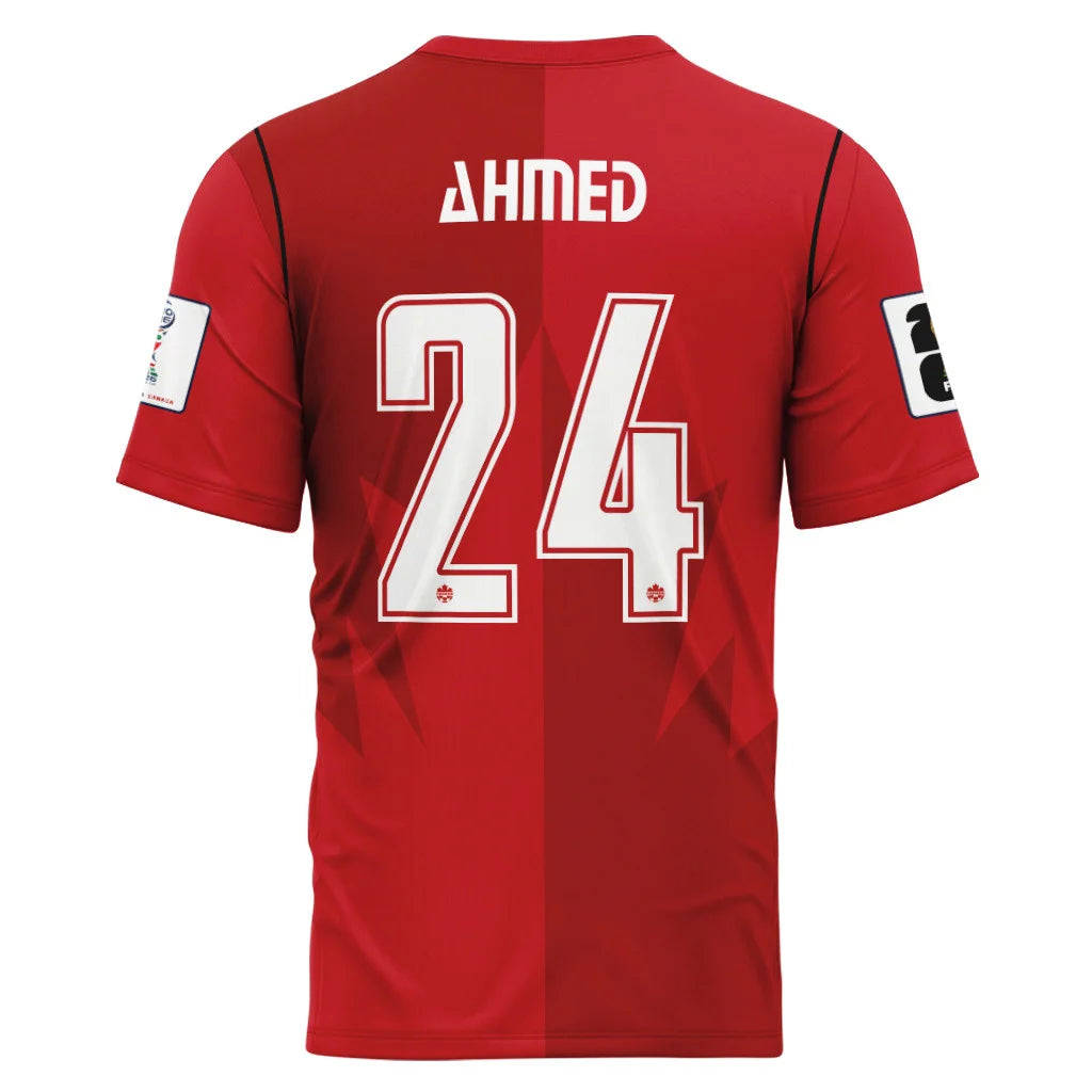 Ahmed 24 AOP T-Shirt Canada World Cup 2026 Home