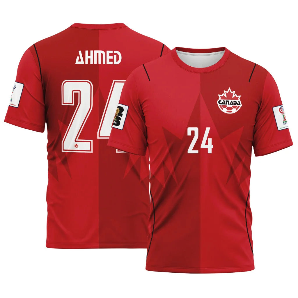 Ahmed 24 AOP T-Shirt Canada World Cup 2026 Home