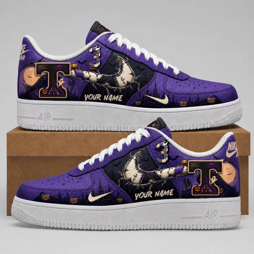 Tennessee Volunteers 2026 NCAA Haunted Moon Halloween Custom Air Force 1 Shoes Sneakers