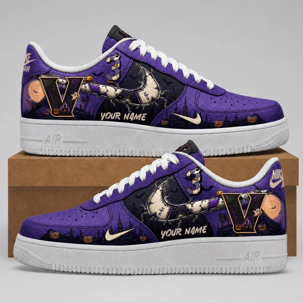 Vanderbilt Commodores 2026 NCAA Haunted Moon Halloween Custom Air Force 1 Shoes Sneakers