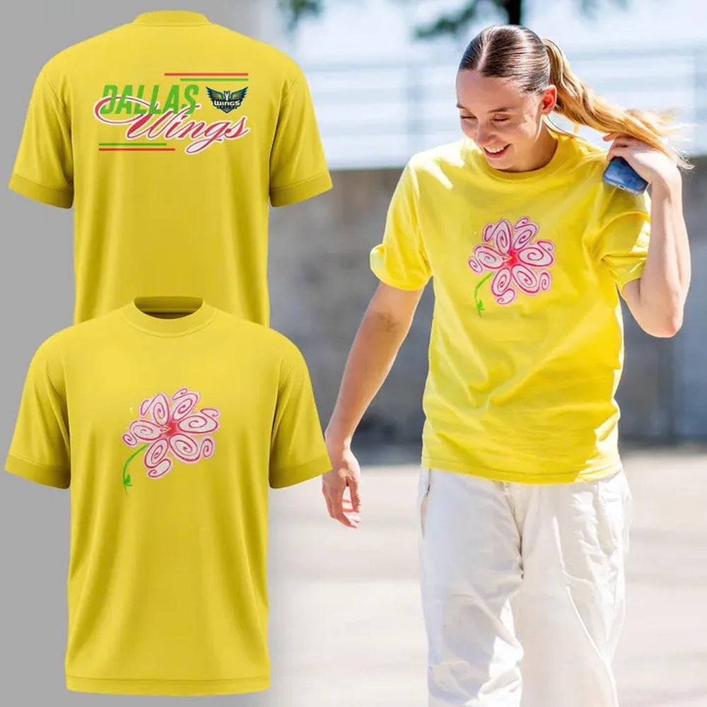 Dallas Wings S Flower 2026 Limited Edition Hoodie T-Shirt