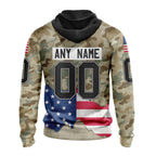 NHL Columbus Blue Jackets Specialized Kits For United State With Camo Color Hoodie, T Shirt