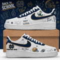 Notre Dame Fighting Irish 2026 NCAA Football Back To School Air Force 1 Shoes Sneakers