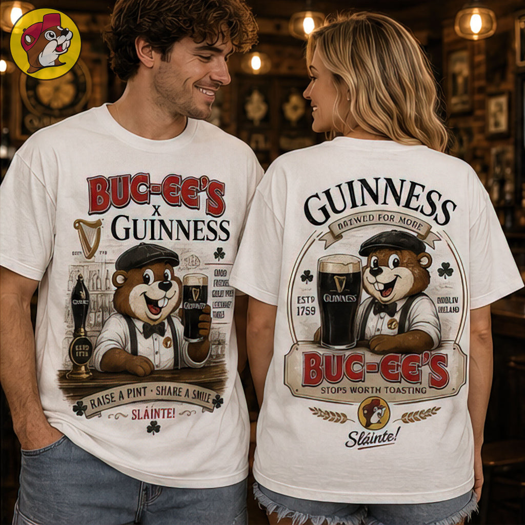 Buc-ee’s x Guinness St. Patrick’s Day Vintage T-Shirt