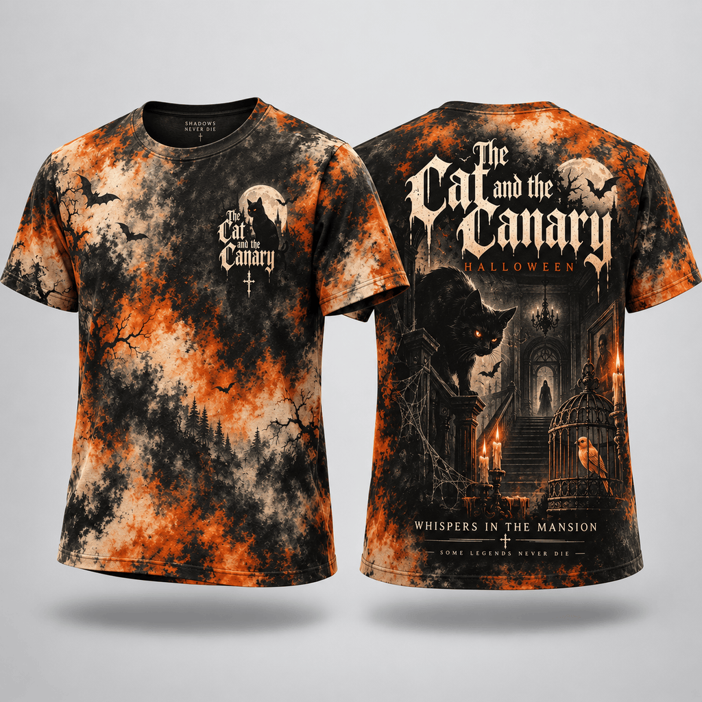 The Cat and the Canary Haunted Mansion T-Shirt