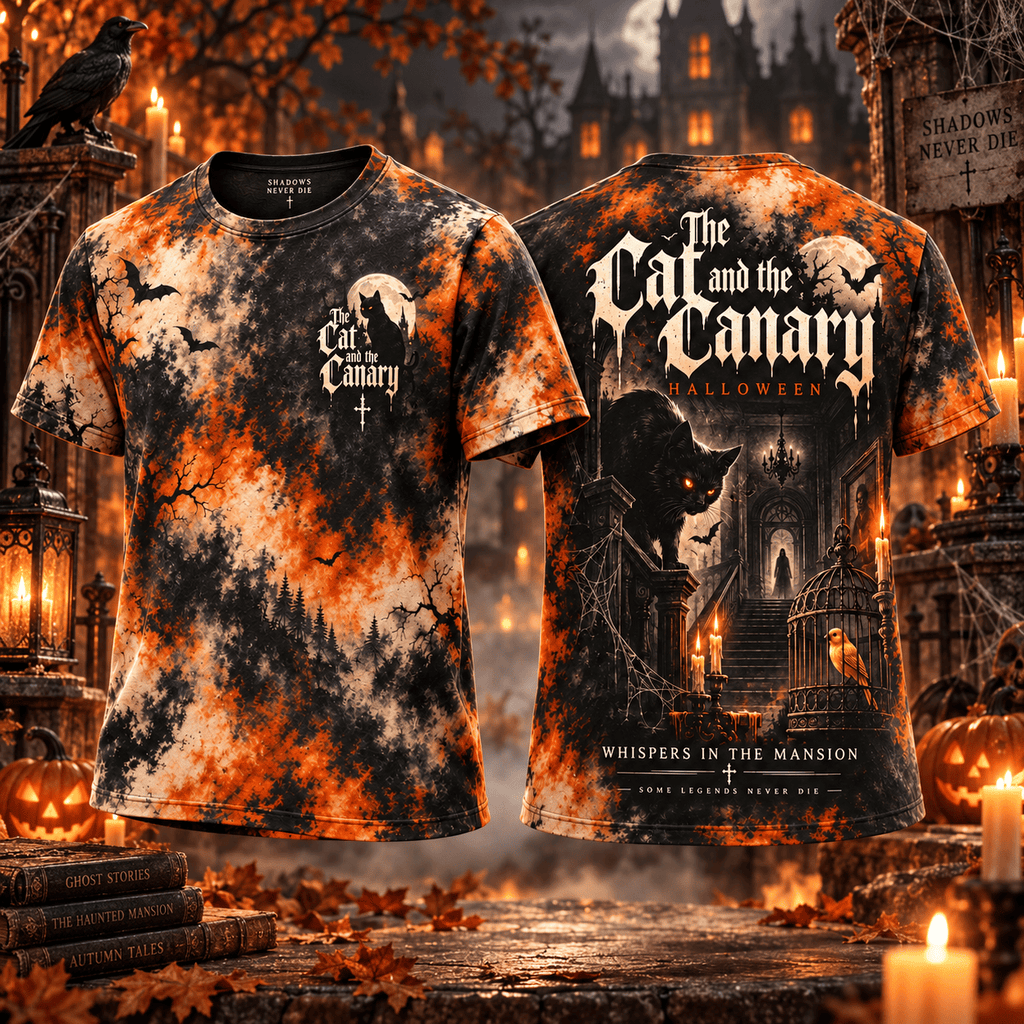 The Cat and the Canary Haunted Mansion T-Shirt