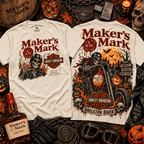 Maker’s Mark Harley-Davidson Skeleton Biker Off-White T-Shirt