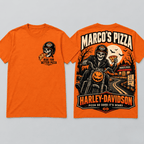 Marco’s Pizza Harley-Davidson Halloween Orange T-Shirt