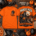 Marco’s Pizza Harley-Davidson Halloween Orange T-Shirt
