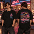 Pink Panther American Graffiti Vintage Car T-Shirt