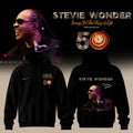Stevie Wonder Songs in the Key of Life Performances 50th Anniversary Signed Black Hoodie