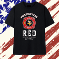 Minnesota Vikings Firefighters Fire Dept Remember Everyone Deployed Until They Come Home T Shirt