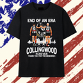 Scott Pendlebury and Steele Sidebottom Collingwood Forever End of an Era Signature T Shirt