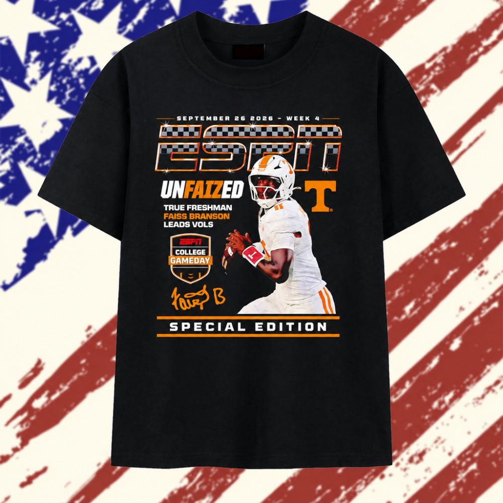 Faizon Brandon Unfaized Tennessee Volunteers College Gameday Special Edition Signature T Shirt
