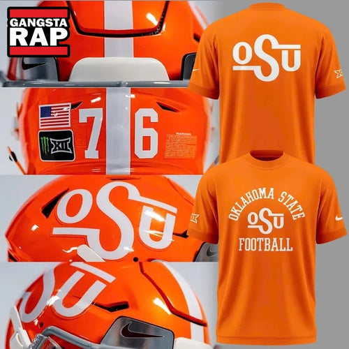 1976 Oklahoma State Cowboys Football Throwback Hoodie T-Shirt