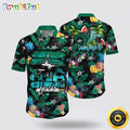 NHL Dallas Stars Hawaiian Shirt With Tropical Fruits Summer Hawaiian Shirt
