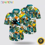 NHL San Jose Sharks Hawaiian Shirt Tropical Parrot Pattern Summer Hawaiian Shirt