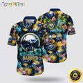 NHL Buffalo Sabres Hawaiian Shirt With Tropical Fruits Summer Hawaiian Shirt
