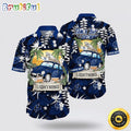 NHL Tampa Bay Lightning Hawaiian Shirt Tropical Forest Motif Car Traveling Summer Hawaiian Shirt