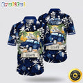 NHL Toronto Maple Leafs Hawaiian Shirt Tropical Forest Motif Car Traveling Summer Hawaiian Shirt