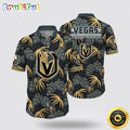 NHL Vegas Golden Knights Hawaiian Shirt Tropical Motifs Summer Hawaiian Shirt