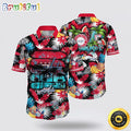 NHL Washington Capitals Hawaiian Shirt With Tropical Fruits Summer Hawaiian Shirt