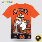 NFL Cincinnati Bengals Super Mario T Shirt Summer Style Meets Football Fandom